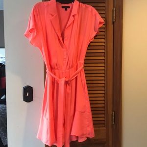 Banana Republic salmon dress